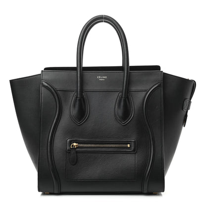Celine Smooth Calfskin Mini Luggage Black 1 of 11