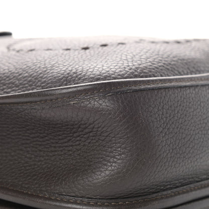 Hermes Taurillon Clemence Evelyne II PM Chocolate 5 of 6