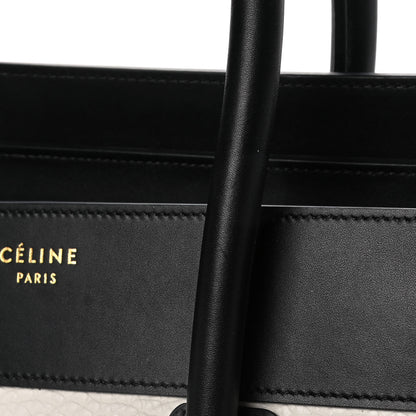 Celine Bullhide Calfskin Grained Nubuck Mini Tri-Color Luggage Khaki 21 of 23