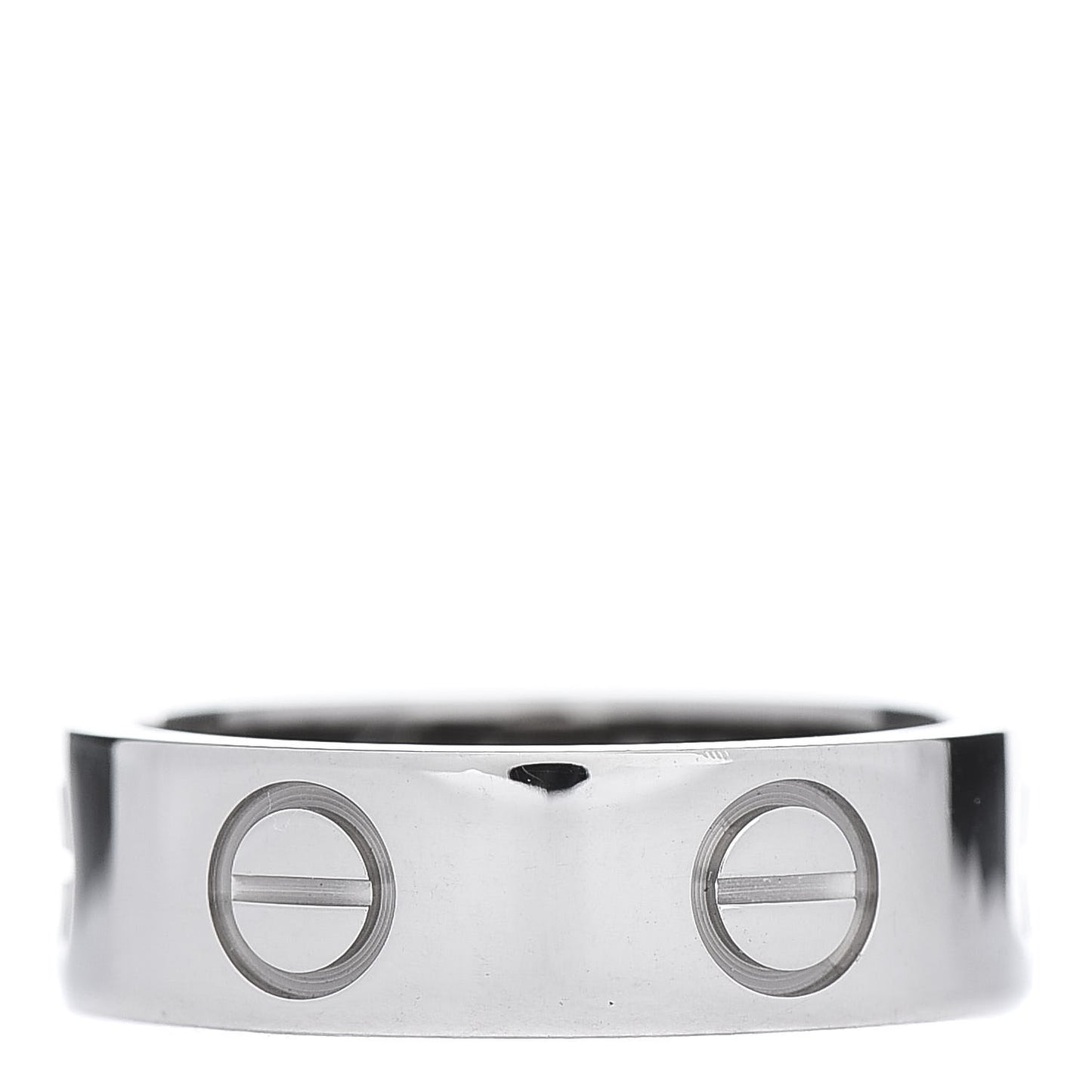 18K White Gold 5.5mm LOVE Ring 49 5