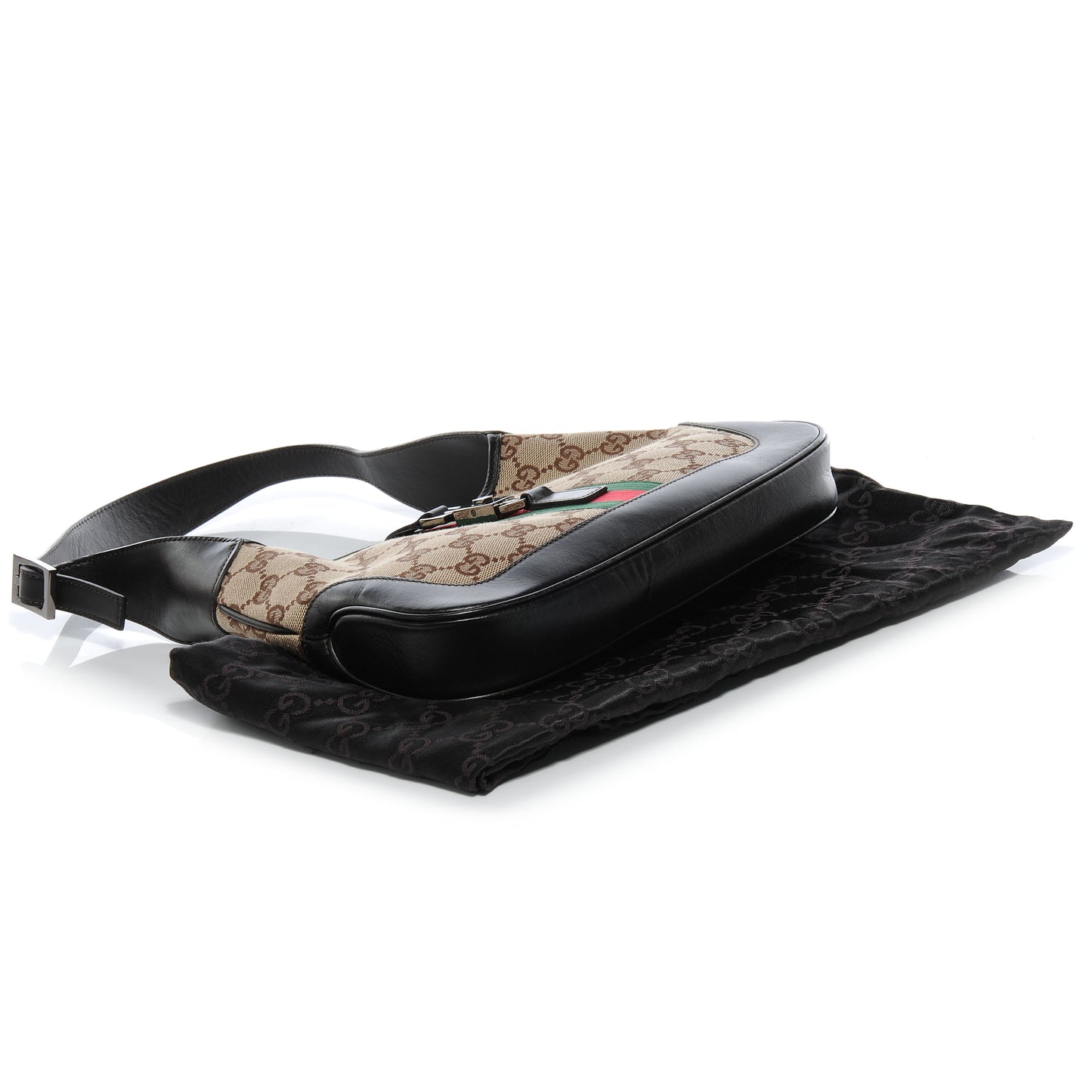 Monogram Web Jackie O Hobo