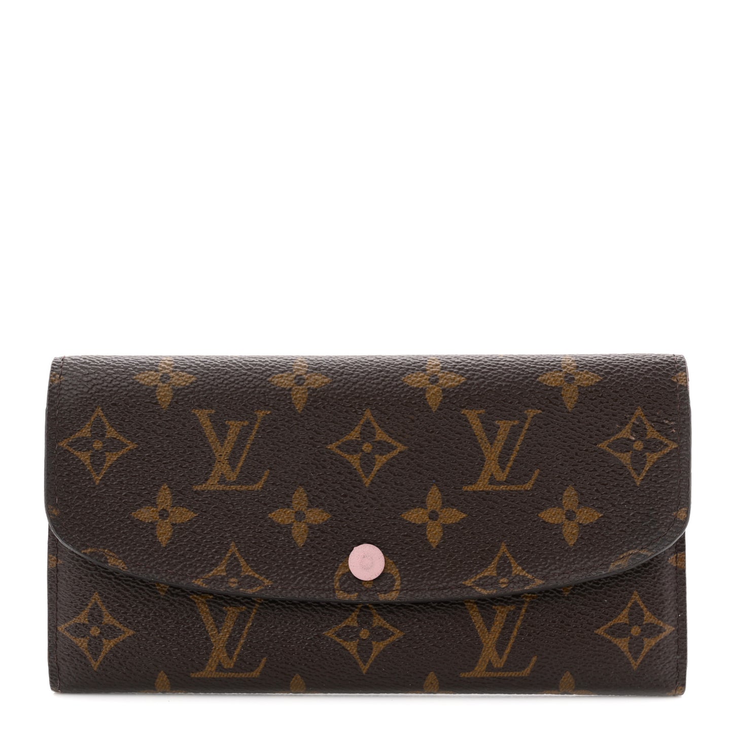 Monogram Emilie Wallet Rose Ballerine