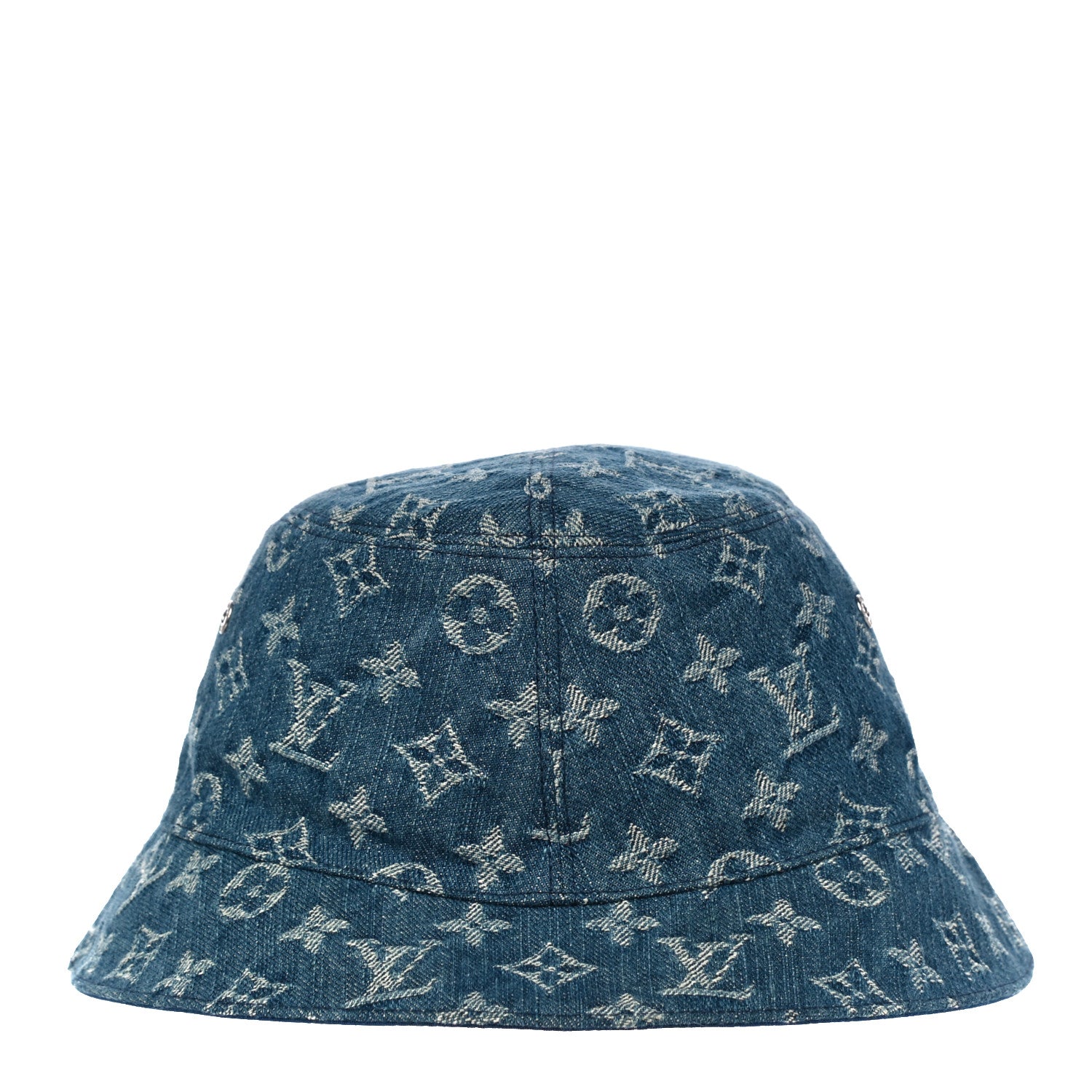 Louis Vuitton Monogram Denim Transformable Bob Bucket Hat 58 Blue 3 of 7