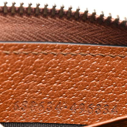 Gucci Wonka Grain Calfskin Diana Zip Around Continental Wallet Cuir 7 of 13