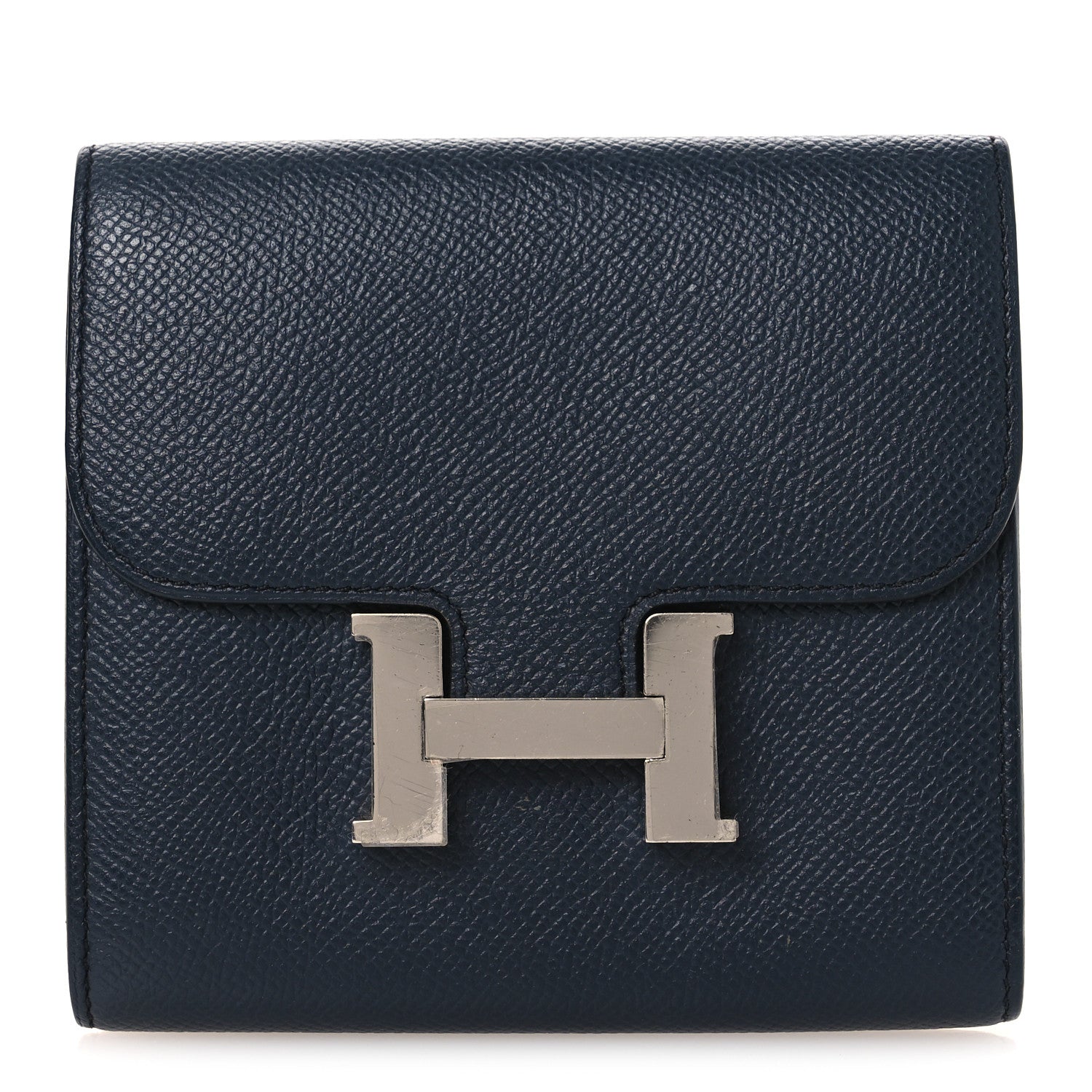 Hermes Epsom Verso Constance Short Wallet Bleu Indigo Rose Pourpre 1 of 10