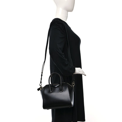 Givenchy Shiny Lord Calfskin Mini Antigona Black 2 of 9