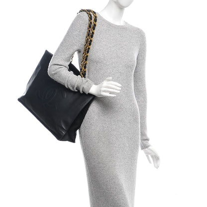 Chanel Lambskin CC Tote Black 2 of 9
