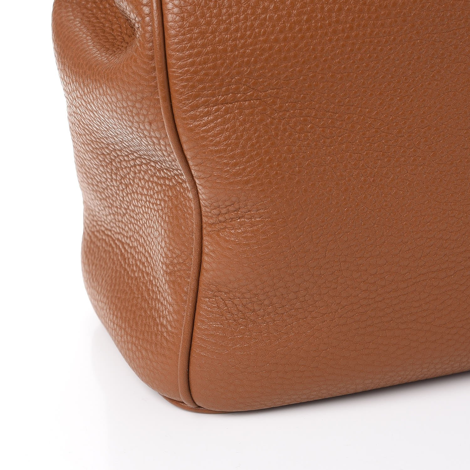 Prada Vitello Daino Large Double Zip Tote Brandy 9 of 12