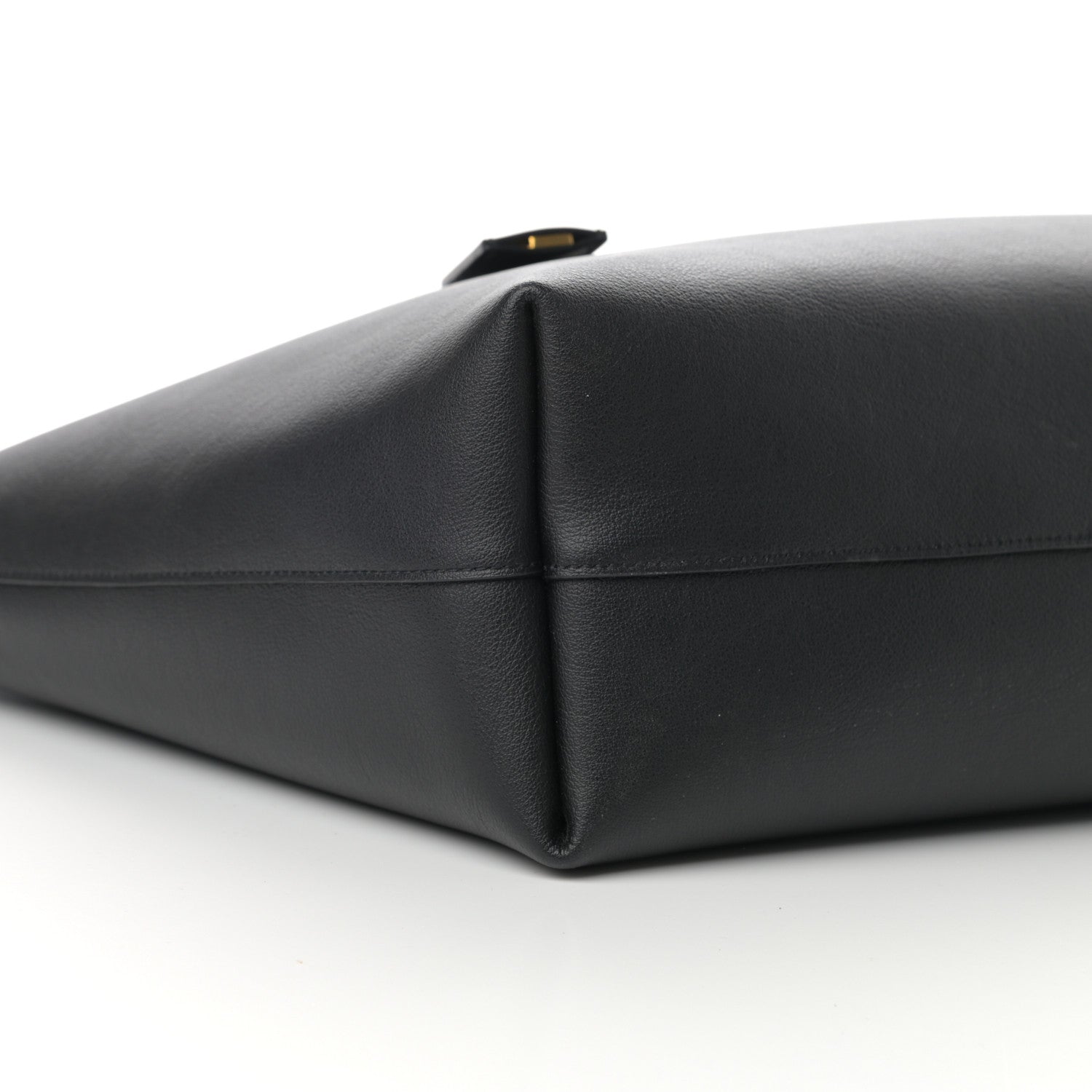 Saint Laurent Calfskin Large Shopping Tote Black 10 of 12
