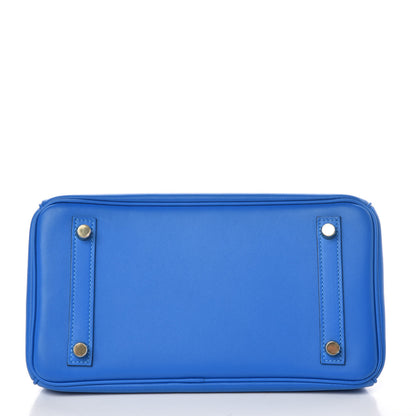 Hermes Swift Birkin 25 Bleu Hydra 6 of 37