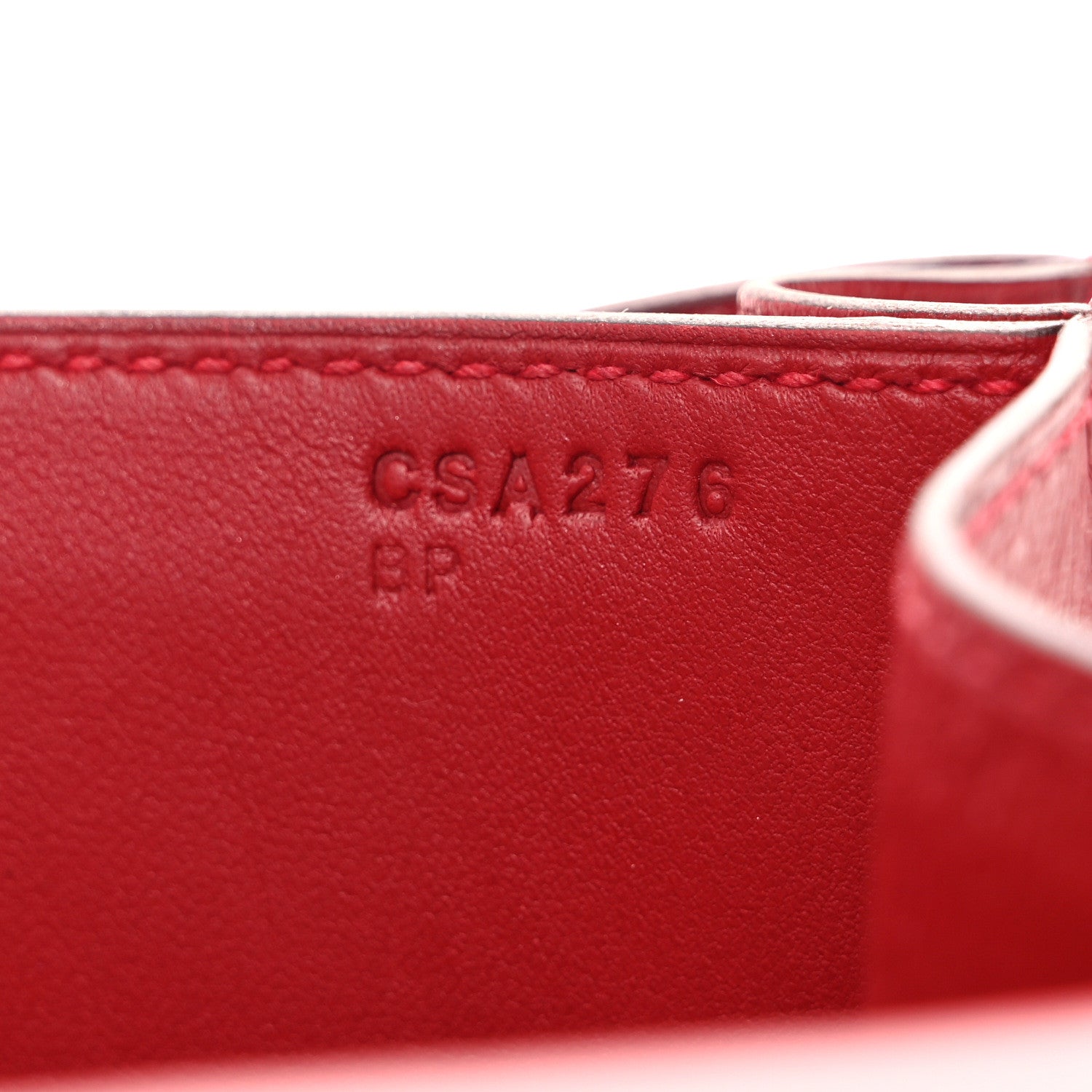 Hermes Ostrich Constance 24 Rouge Vif 7 of 16