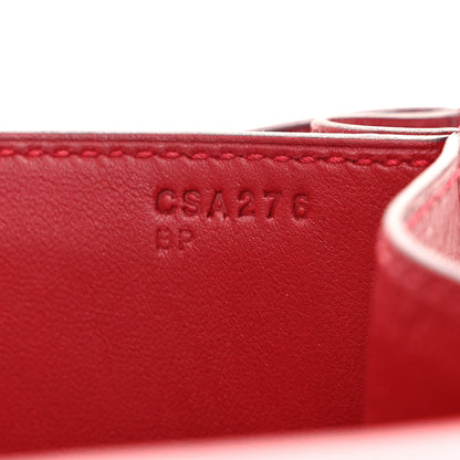 Hermes Ostrich Constance 24 Rouge Vif 7 of 16