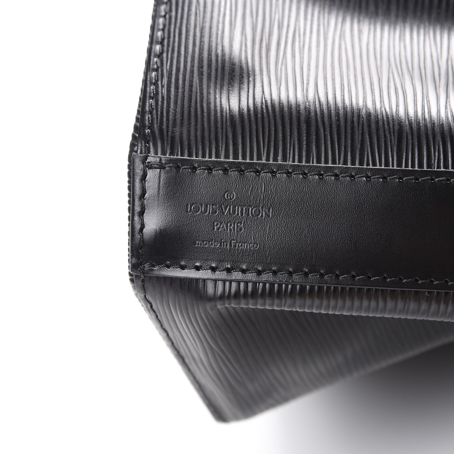 Louis Vuitton Epi Sac D'Epaule GM Black 6 of 14