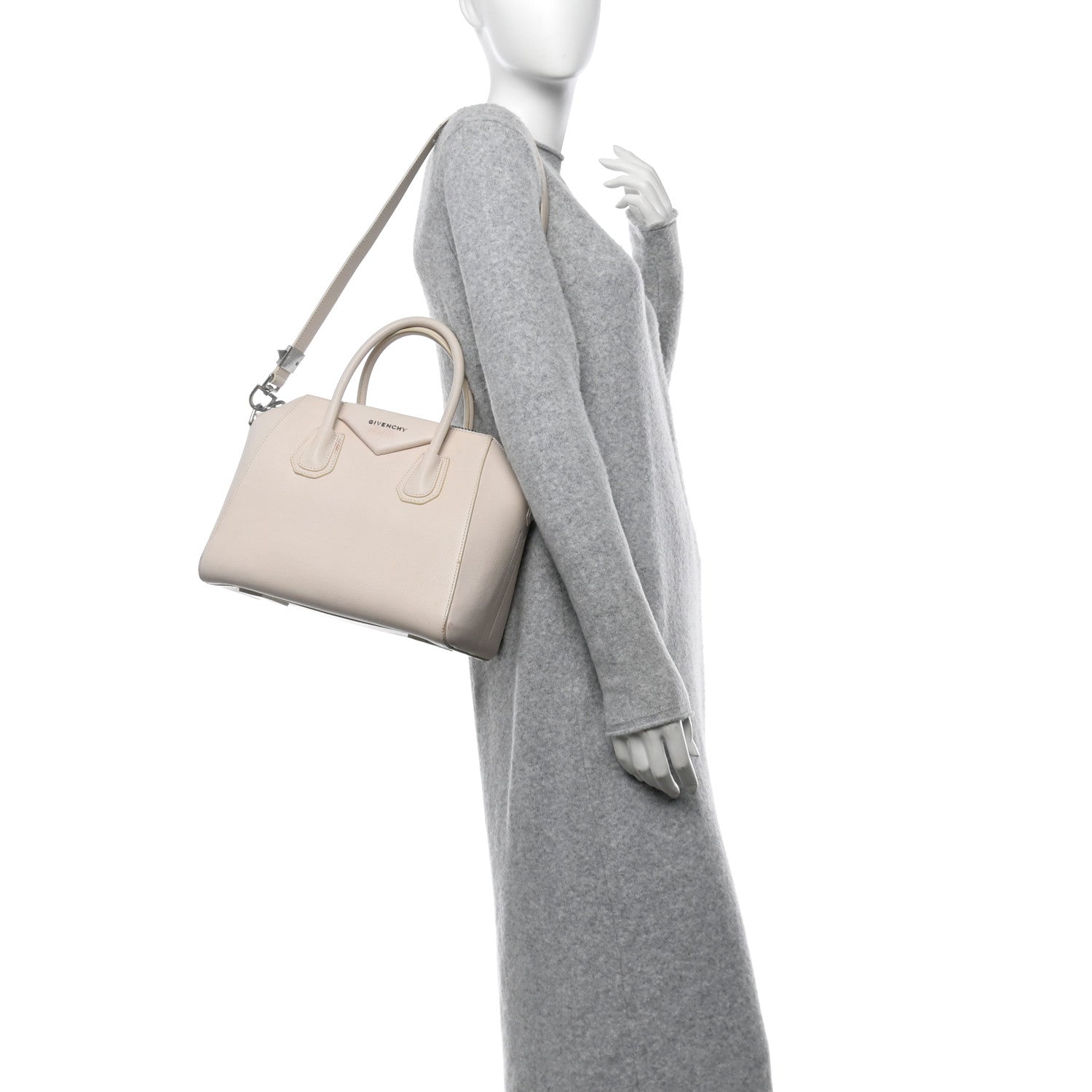 Givenchy Sugar Goatskin Small Antigona Off White 2 of 17