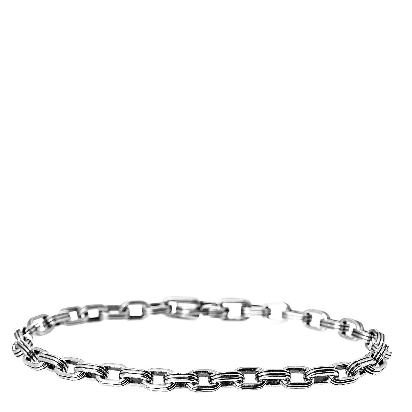 Sterling Silver 4.5mm Chain Link Bracelet