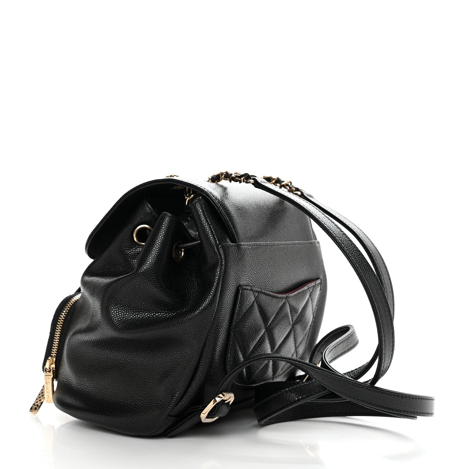 Chanel Caviar Quilted Mini Business Affinity Backpack Black 3 of 10