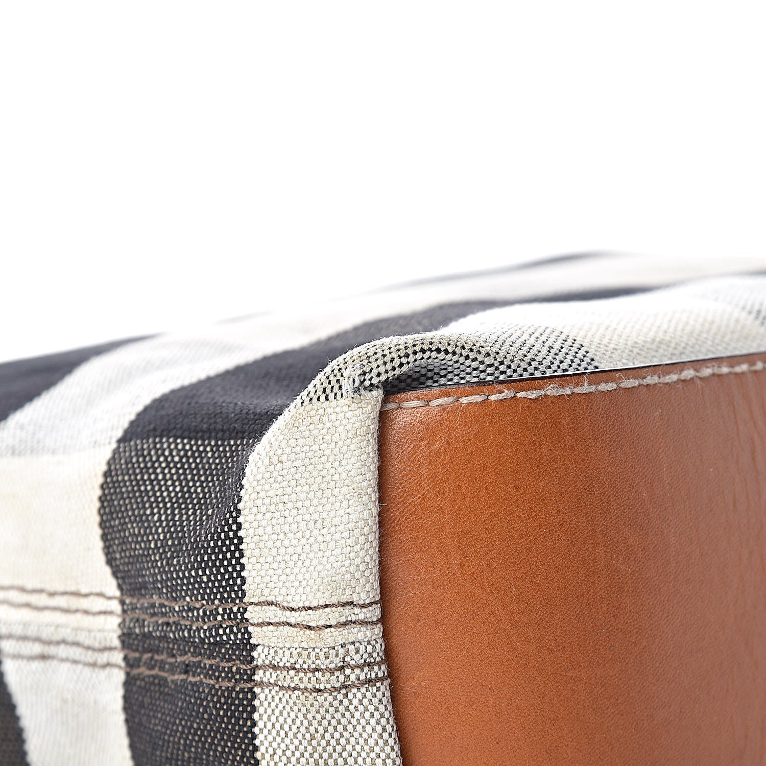 Burberry Canvas Mega Check Medium Tottenham Brit Tote Saddle Brown 17 of 17