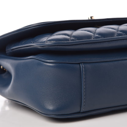 Chanel Lambskin Quilted Medium Lovely Day Flap Blue 7 of 9