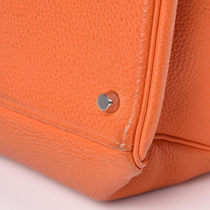 Hermes Togo Kelly Retourne 40 Orange 40 of 42