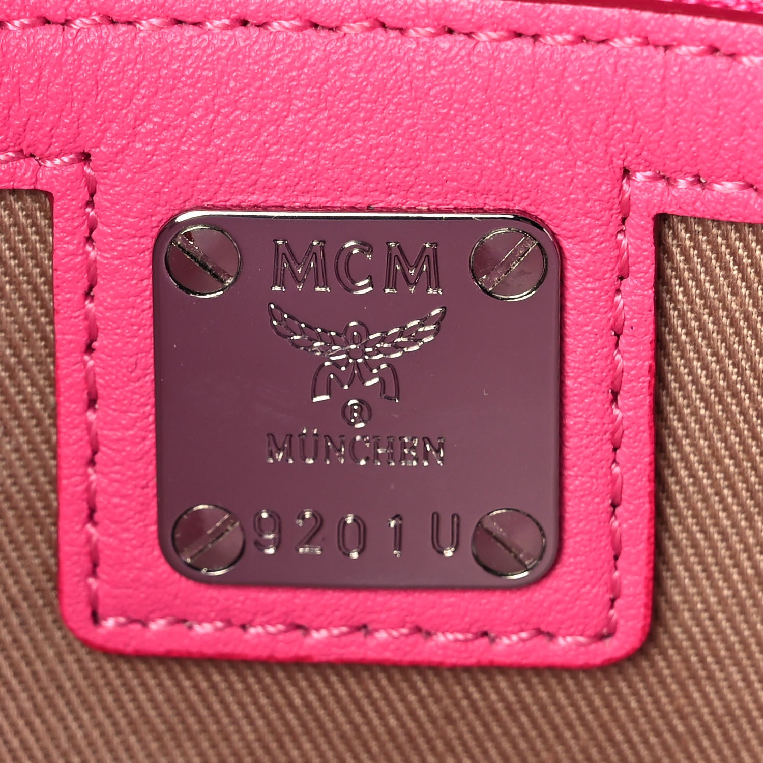 MCM Calfskin Ottomar Large Patricia Wallet On Chain Pink 6 of 11