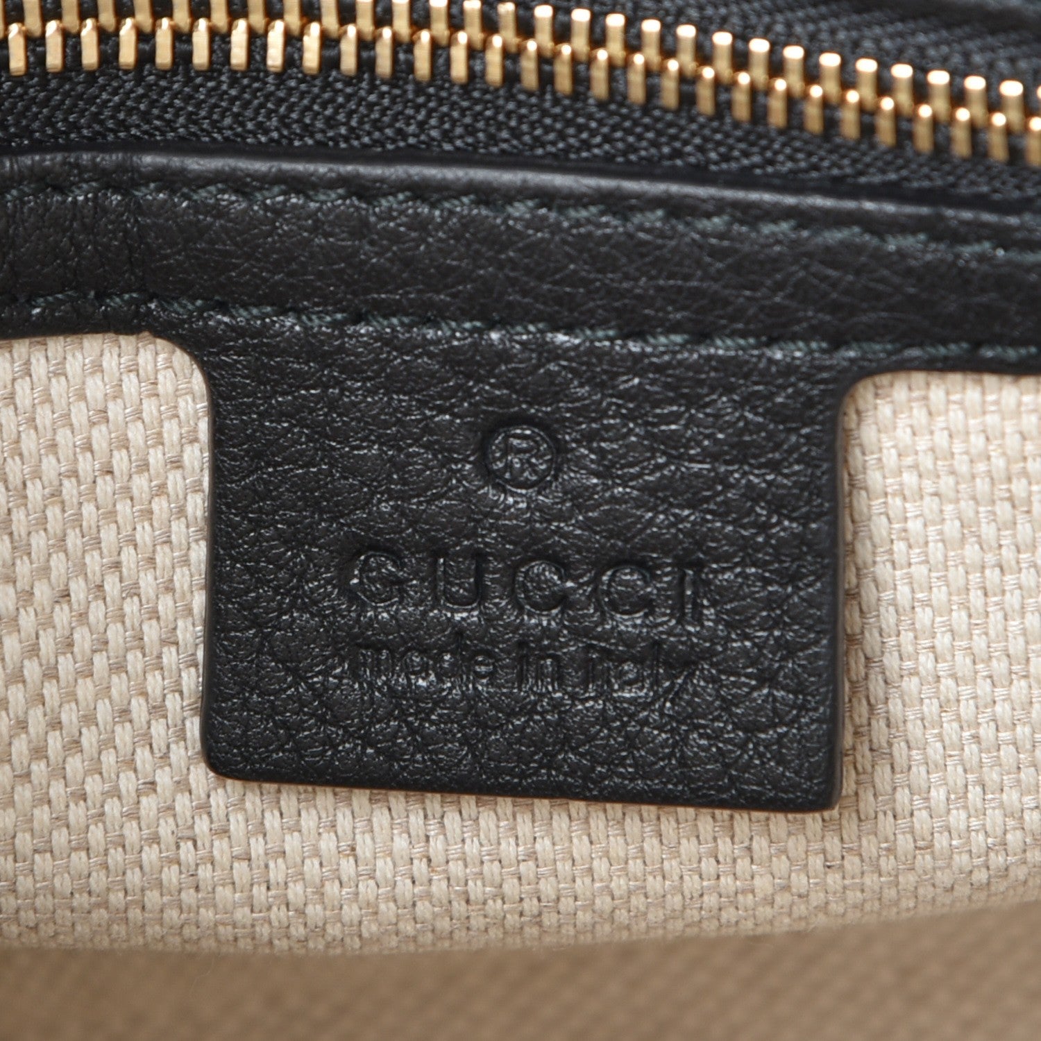 Gucci Pebbled Calfskin Small Soho Bowler Black 6 of 7