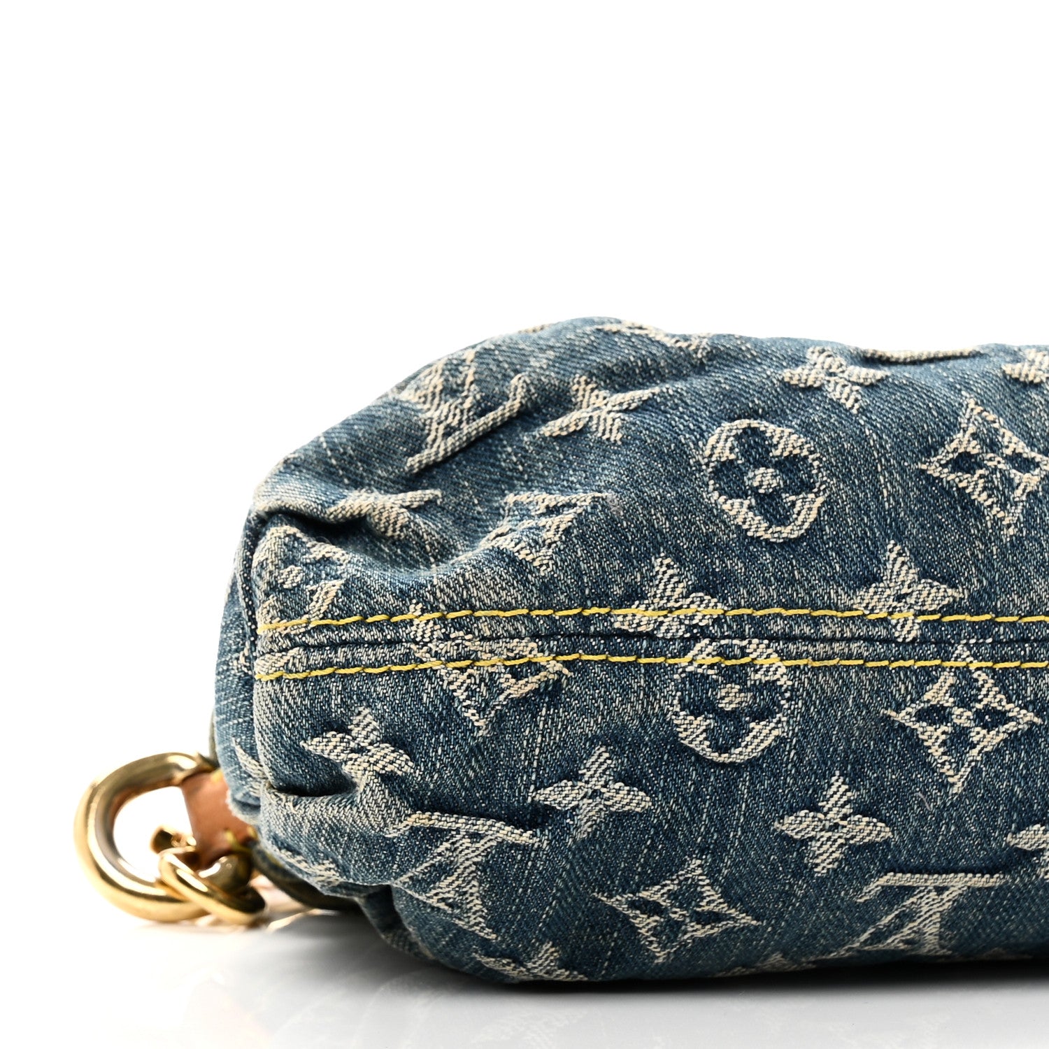 Louis Vuitton Monogram Denim Mini Pleaty Blue 8 of 10