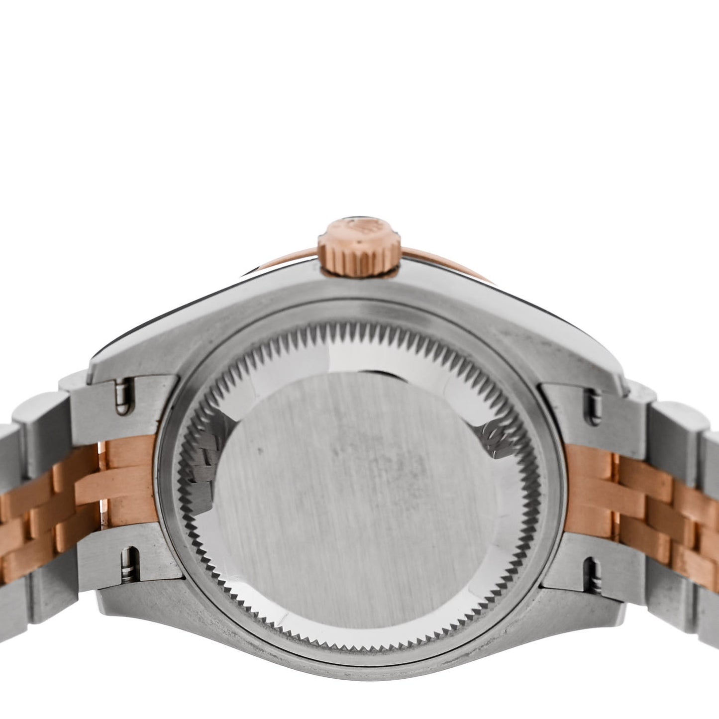 Stainless Steel 18K Everose Gold Diamond 28mm Oyster Perpetual Datejust Watch Chocolate 279381RBR