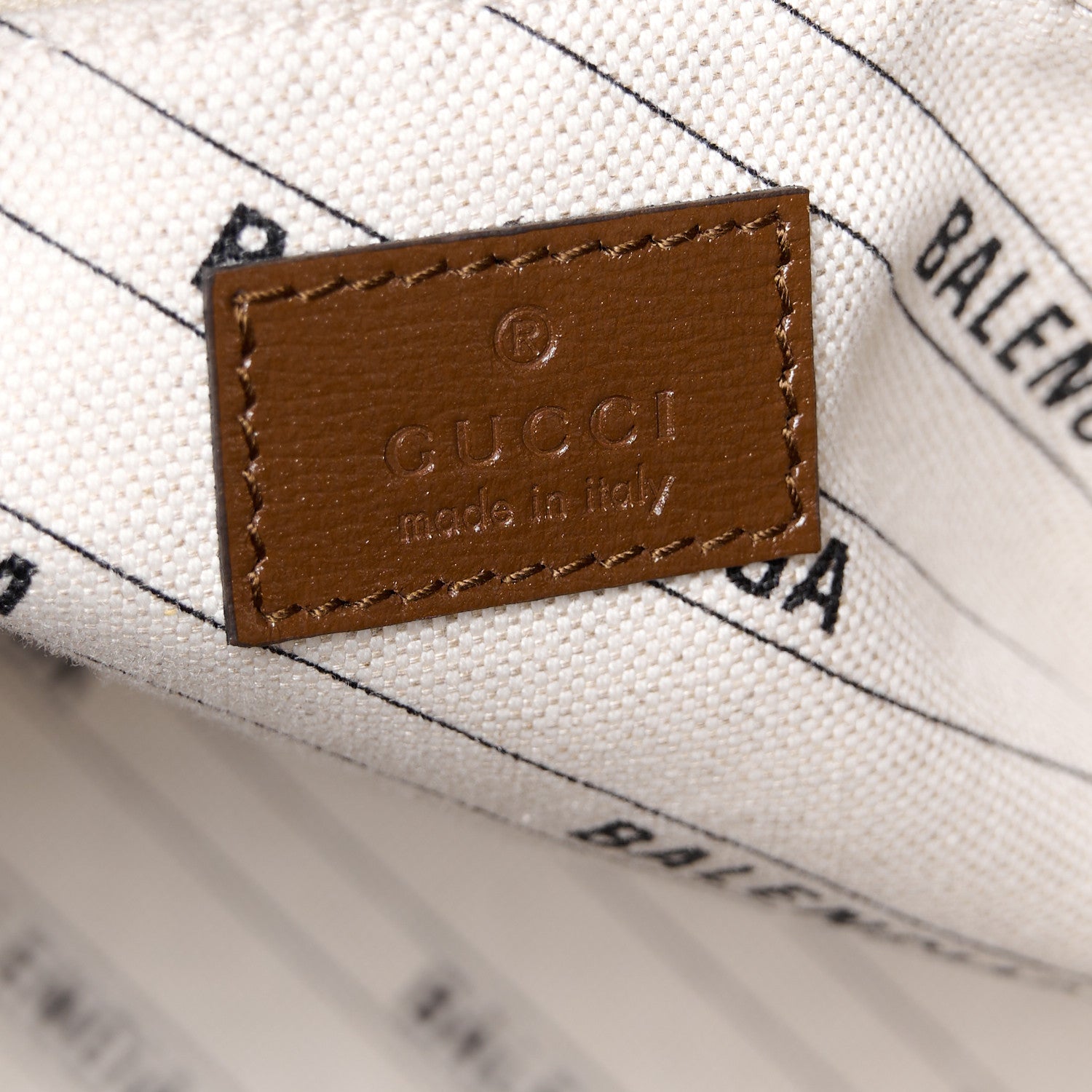 Balenciaga X GUCCI GG Monogram Azalea Calfskin Neo Classic Silver Hardware Medium City Beige Ebony Brown Sugar 6 of 10