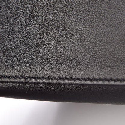 Hermes Swift Kelly Pochette Clutch Black 26 of 28
