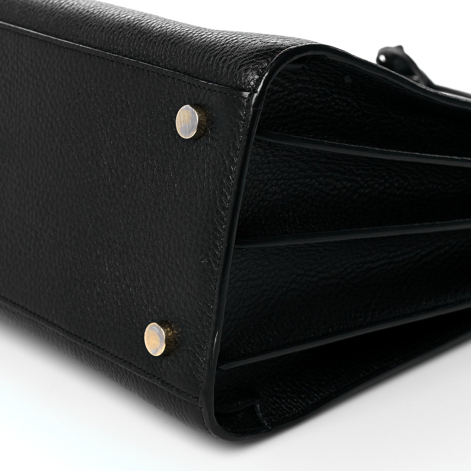 Saint Laurent Grained Calfskin Small Sac De Jour Black 10 of 10
