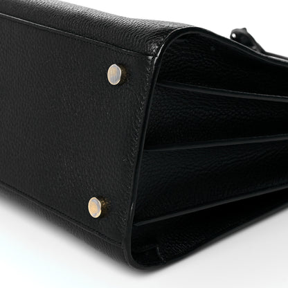 Saint Laurent Grained Calfskin Small Sac De Jour Black 10 of 10