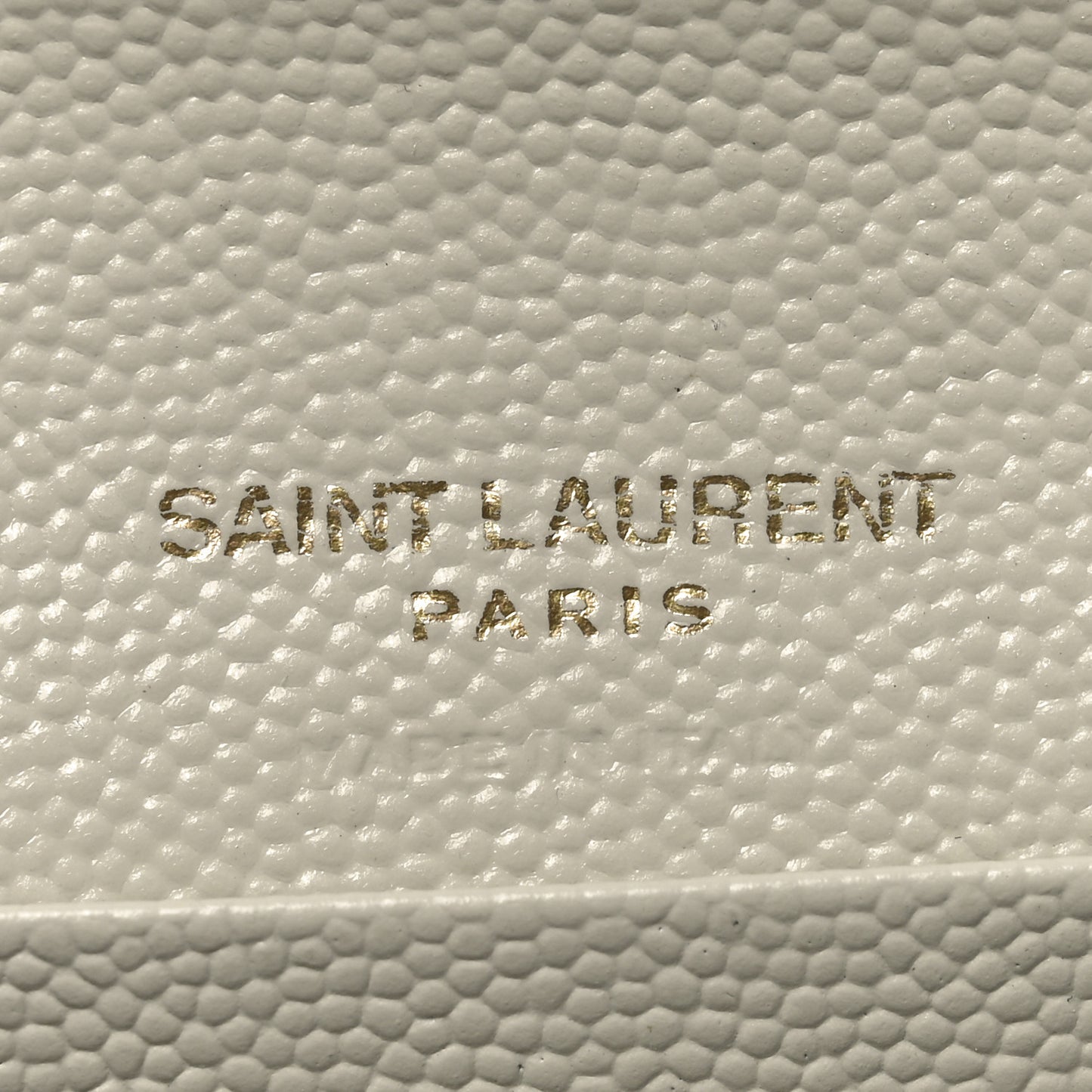 Grain De Poudre Textured Mixed Matelasse Triquilt Small Monogram Envelope Wallet Blanc Vintage