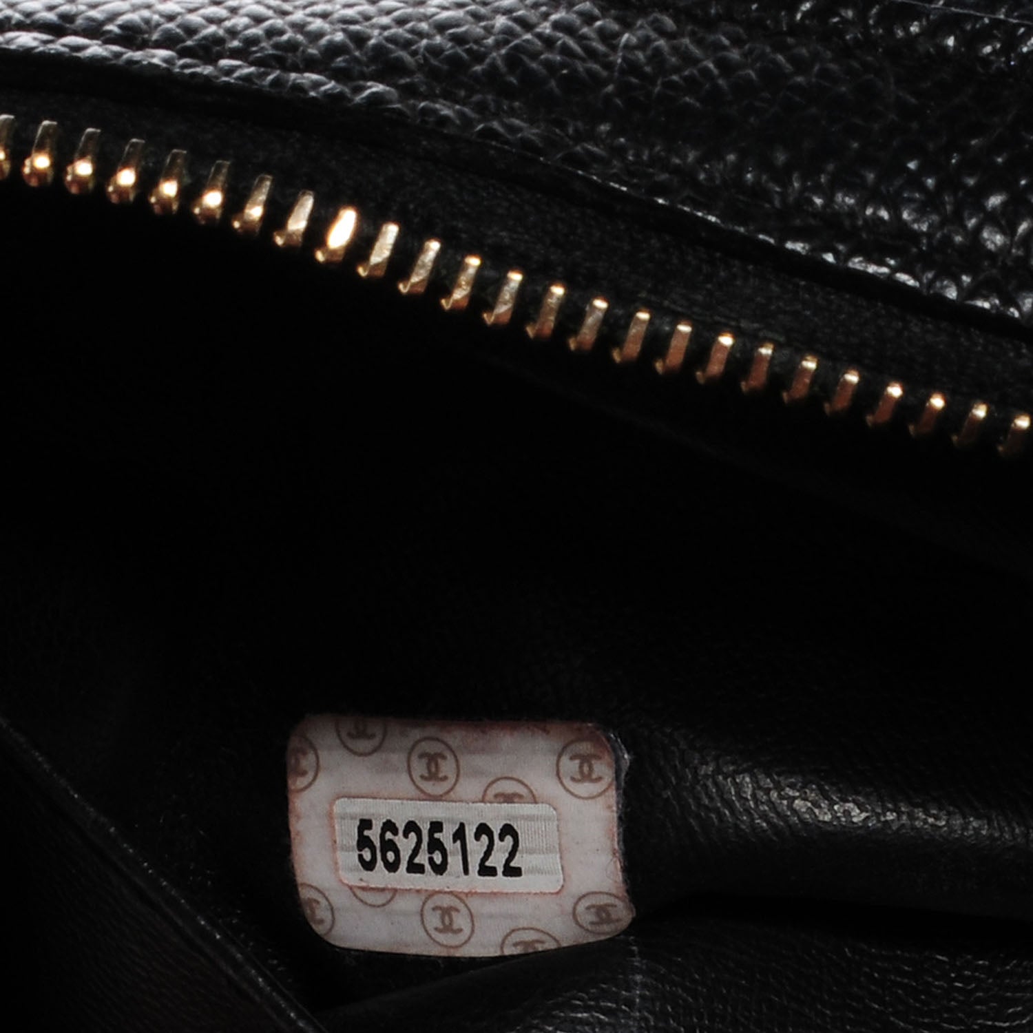 Chanel Grained Calfskin Vanity Cosmetic Case Black 6 of 8