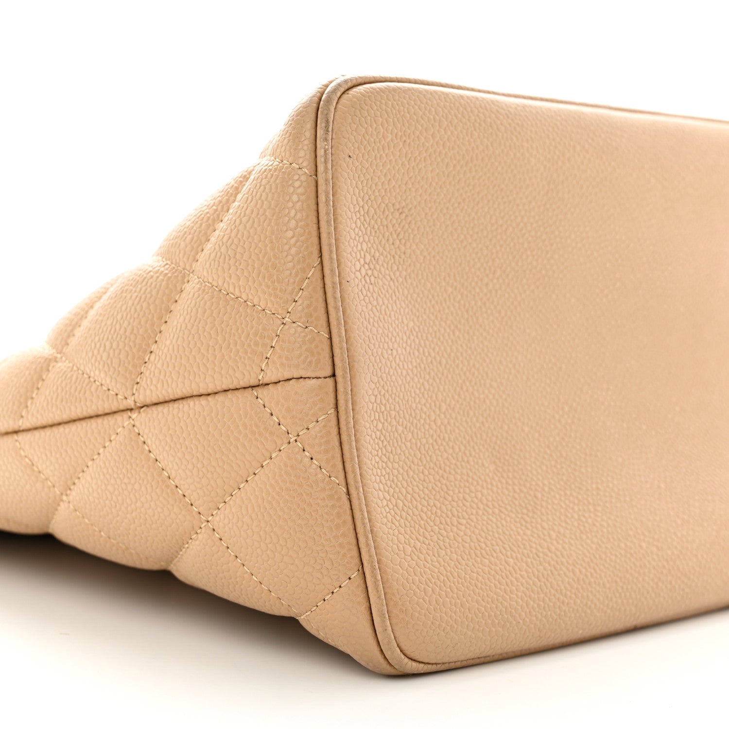 Chanel Caviar Quilted Medallion Tote Beige 9 of 10