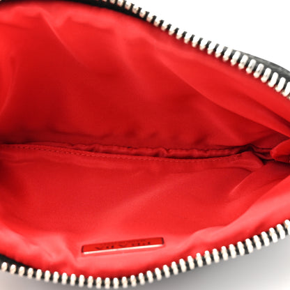 Prada Nylon Saffiano Belt Bag Black Red 5 of 10
