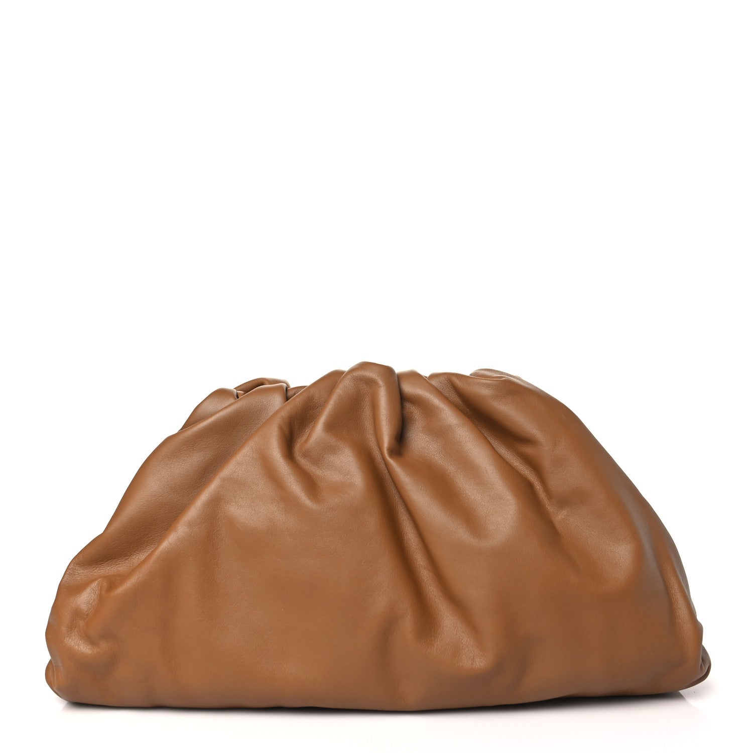 Bottega Veneta Smooth Butter Calf The Pouch Oversized Clutch Cammello 1 of 10