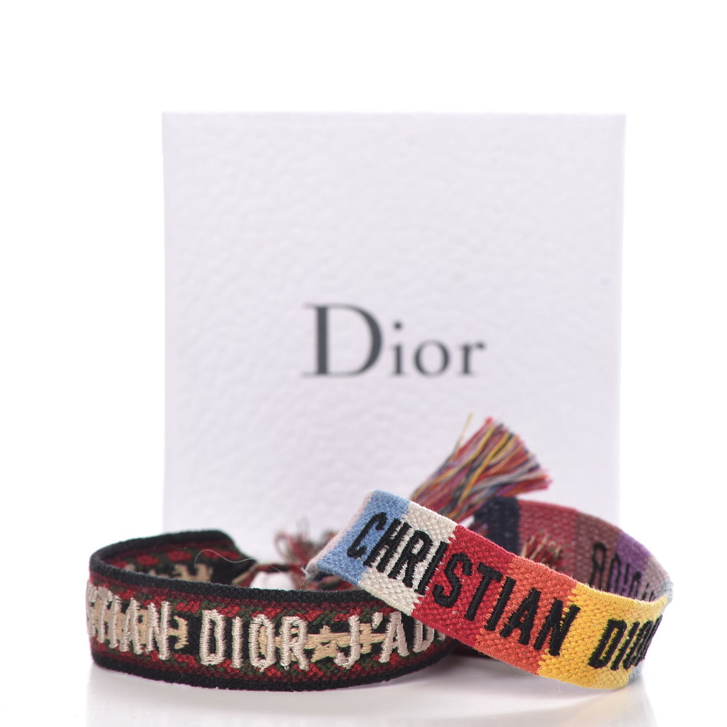 Woven Cotton J'Adior Friendship Bracelet Set Multicolor