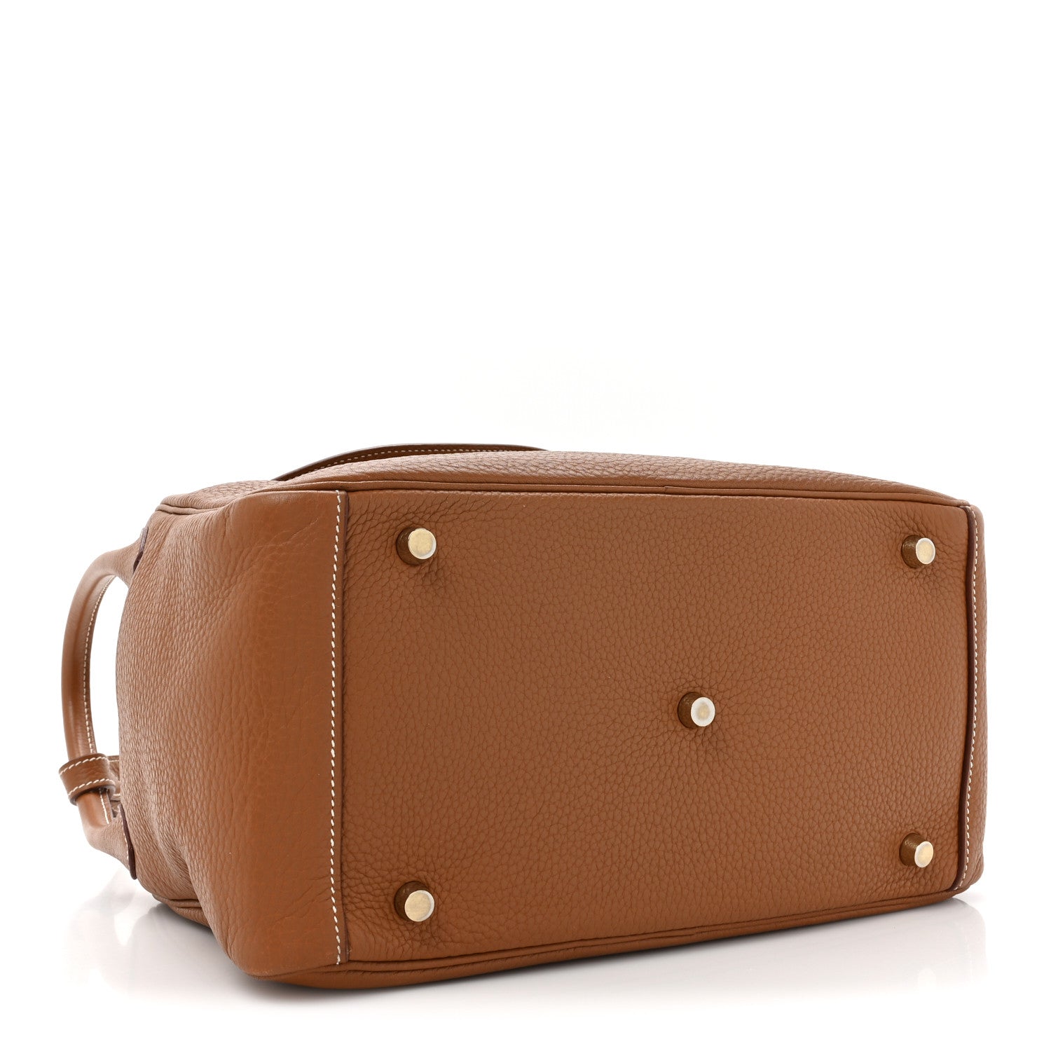 Hermes Taurillon Clemence Lindy 30 Gold 4 of 17