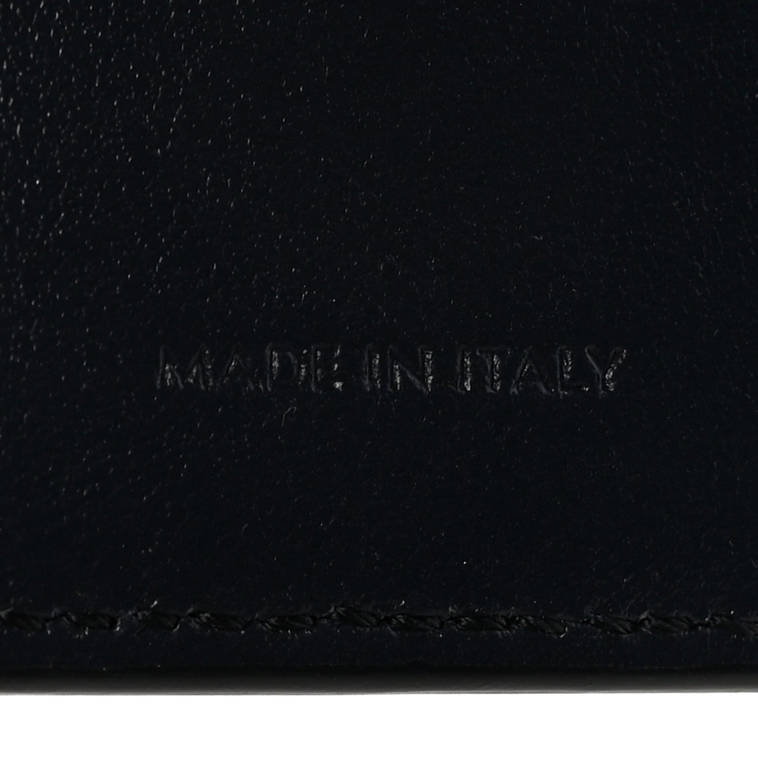 Celine Shiny Calfskin Compact Triomphe Wallet With Coin Purse Navy Blue 8 of 8