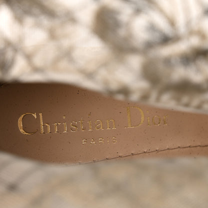 Christian Dior Suede Lurex Butterfly Embroidered Naughtily-D Heeled Ankle Boots 38 Black Gold 6 of 11