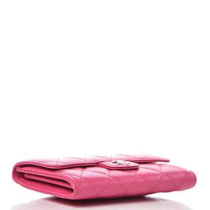 Chanel Caviar Quilted Small Flap Wallet Pink 4 of 8
