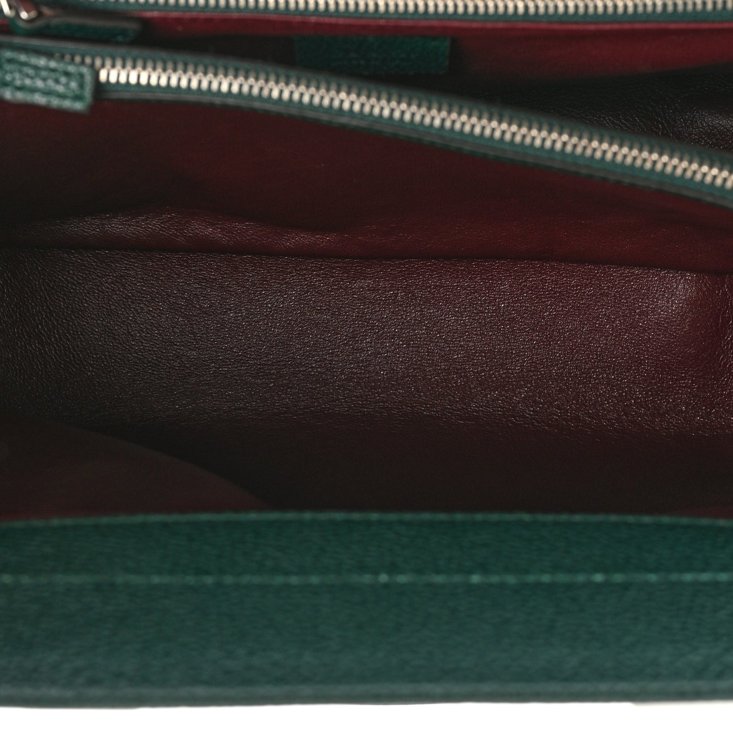 Grainy Calfskin Small Zumi Top Handle Bag Vintage Green