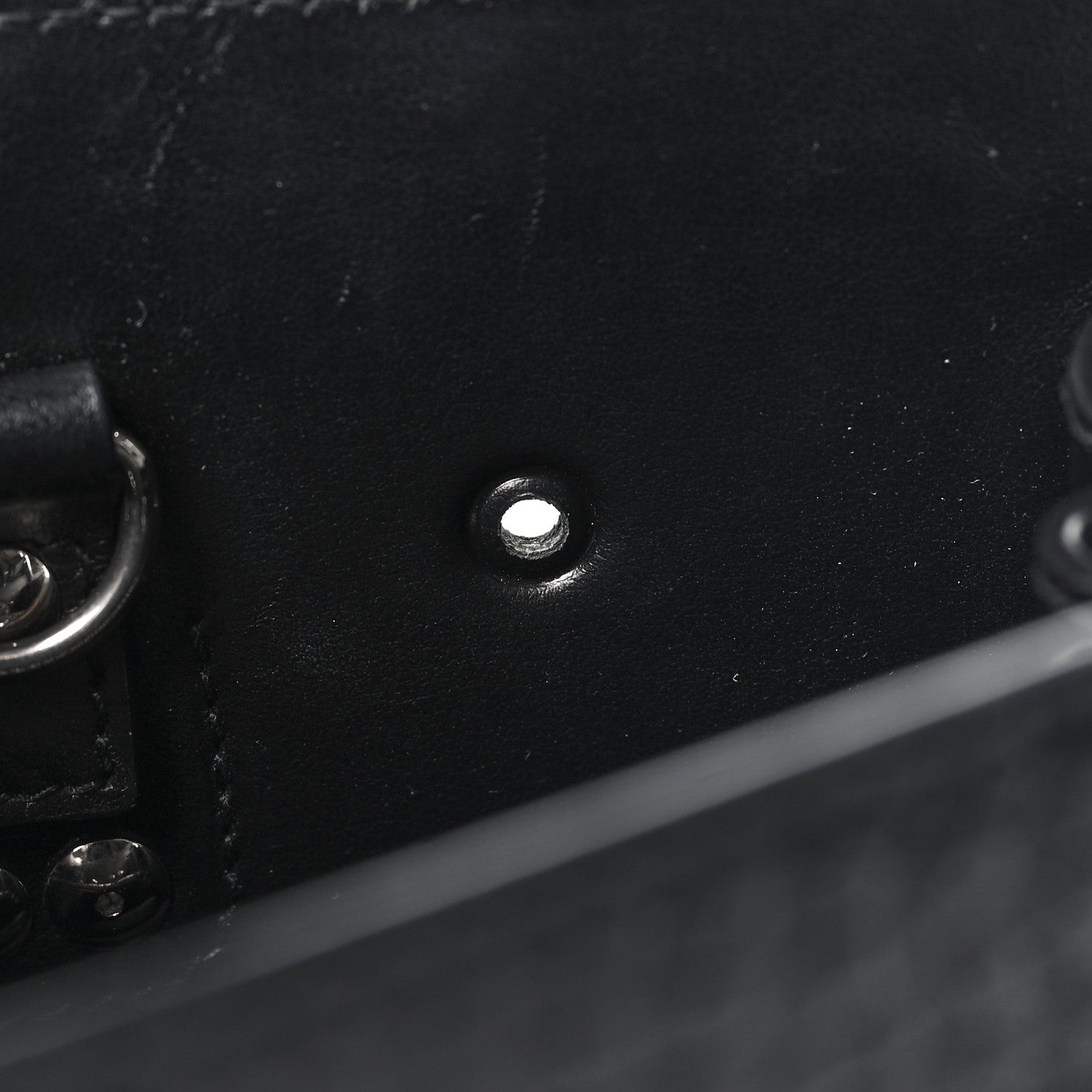 Saint Laurent Calfskin Crocodile Embossed Baby Sac De Jour Black 15 of 15