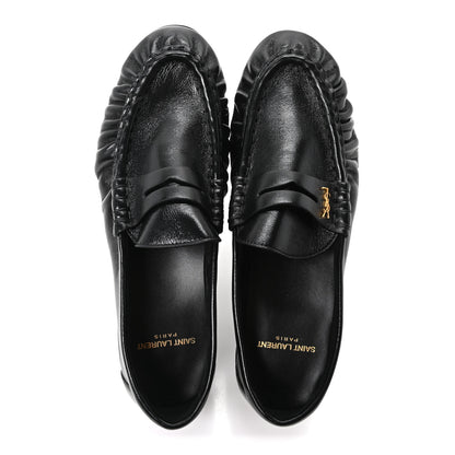 Saint Laurent Nappa Sugar Le Loafer 15 Penny Slippers 39 Black 2 of 9