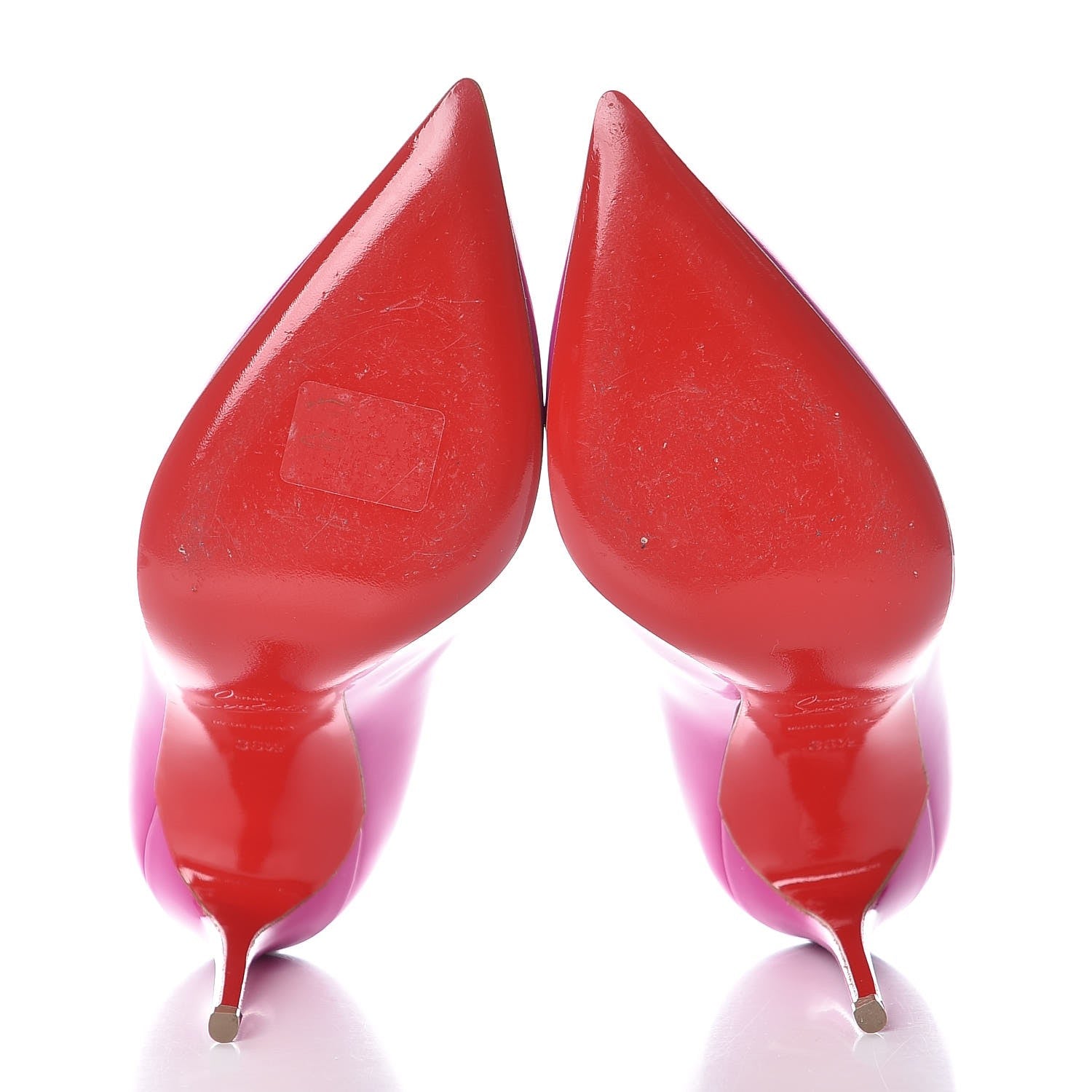 Christian Louboutin Patent Pigalle Follies 100 Pumps 36.5 Rose Indien 5 of 8