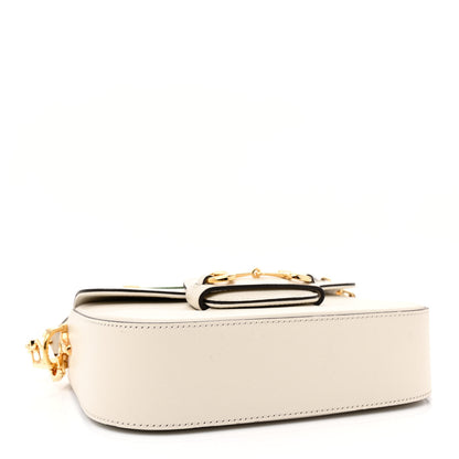 Gucci Azalea Calfskin Web Mini Horsebit 1955 Shoulder Bag Mystic White 4 of 12