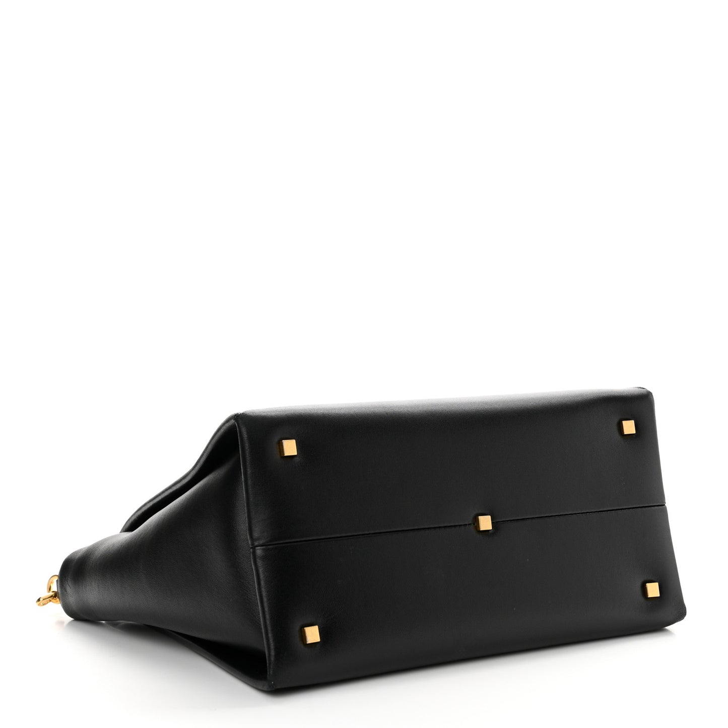 Nappa Medium One Stud Handbag Black