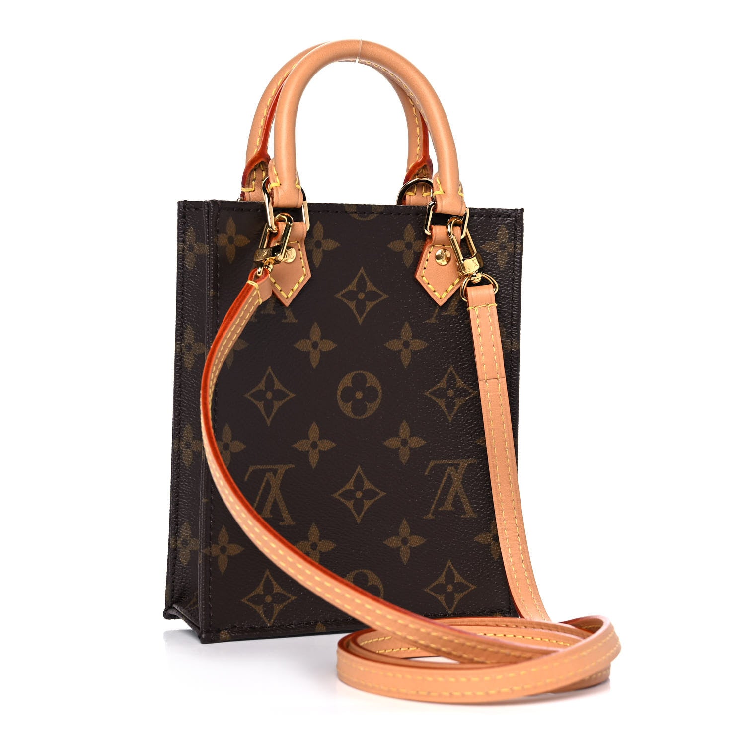 Louis Vuitton Monogram Petit Sac Plat 3 of 10