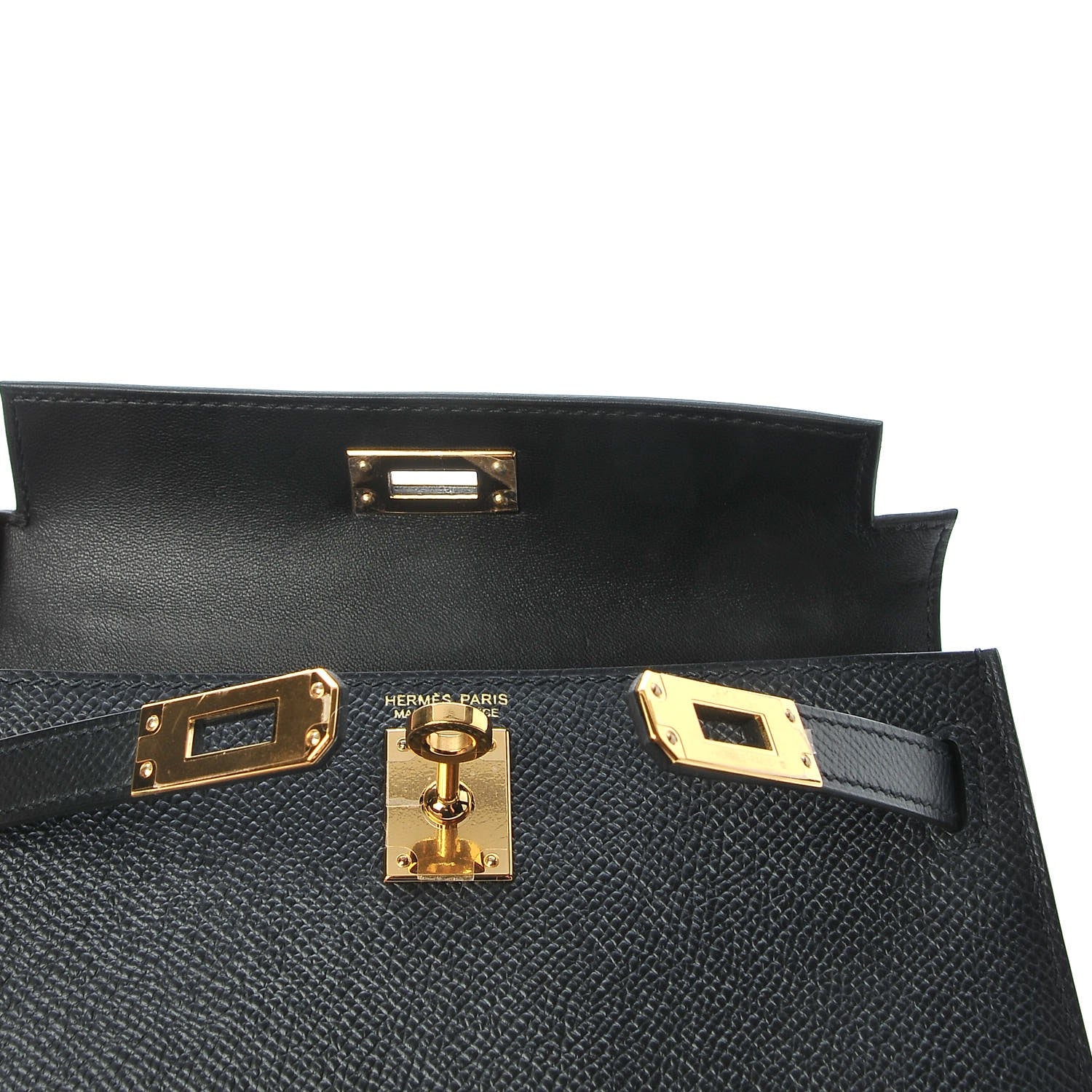 Hermes Epsom Mini Kelly Sellier 20 Black 16 of 29