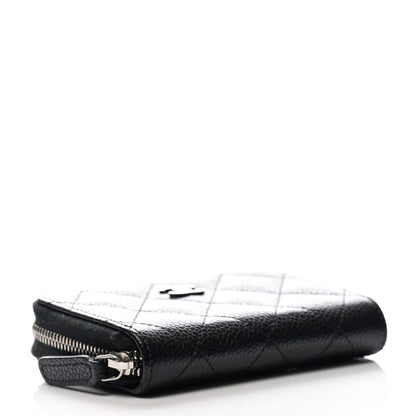 Chanel Caviar Quilted Zip Coin Purse Black 4 of 7